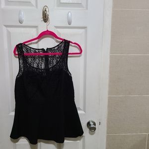 Torrid spandex and lace preplum size 2